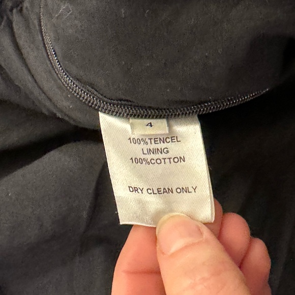 NWT rachel antonoff black fit & flare, low cut party dress size 4 - Picture 4 of 8